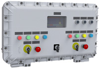 Painel com controladores (PLC)  prova de exploso, Ex db / Ex tb, Zonas 1, 2, 21 e 22  Srie AWR95